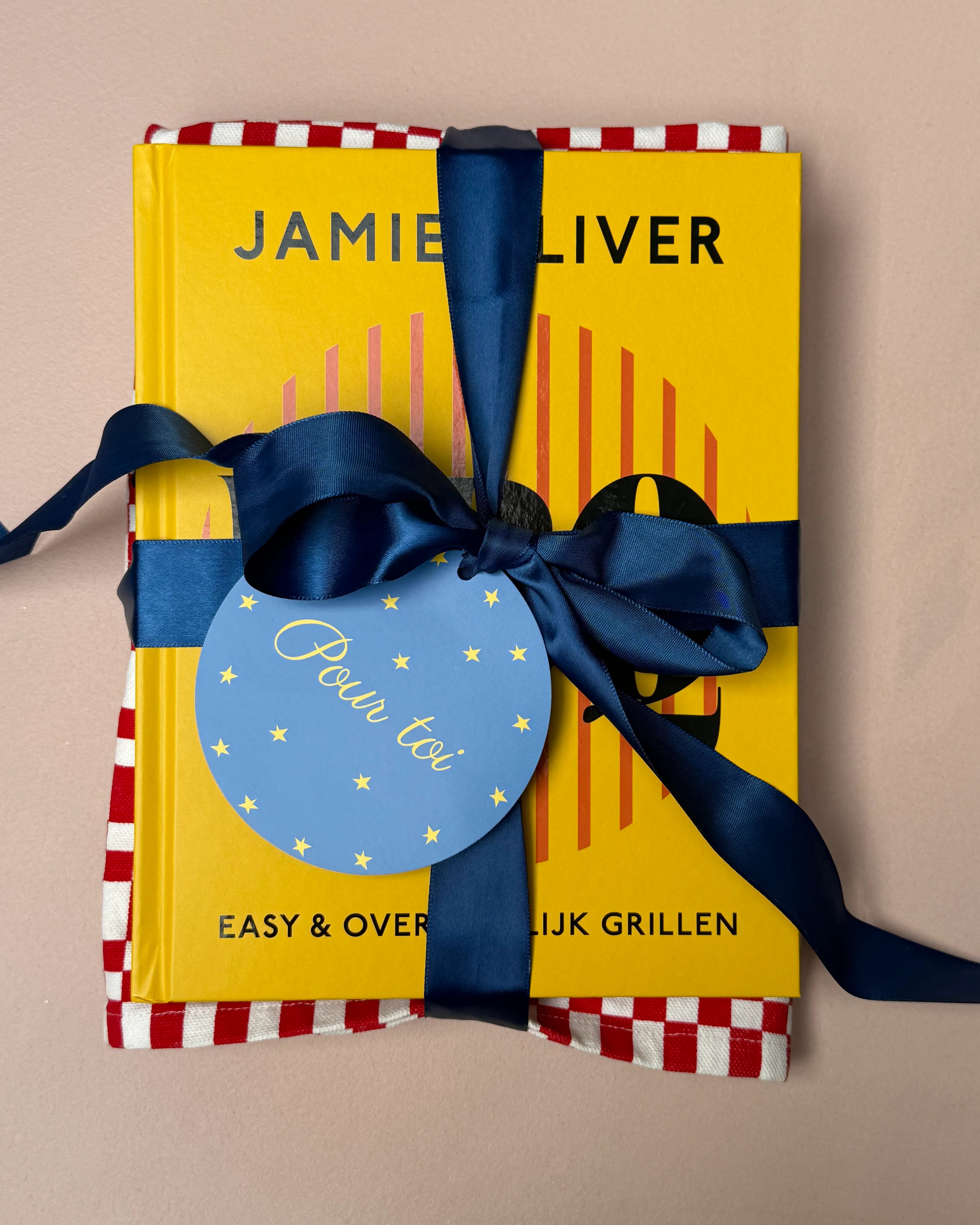Vaderdagpakket: Jamie Oliver BBQ & bistroschort rouge