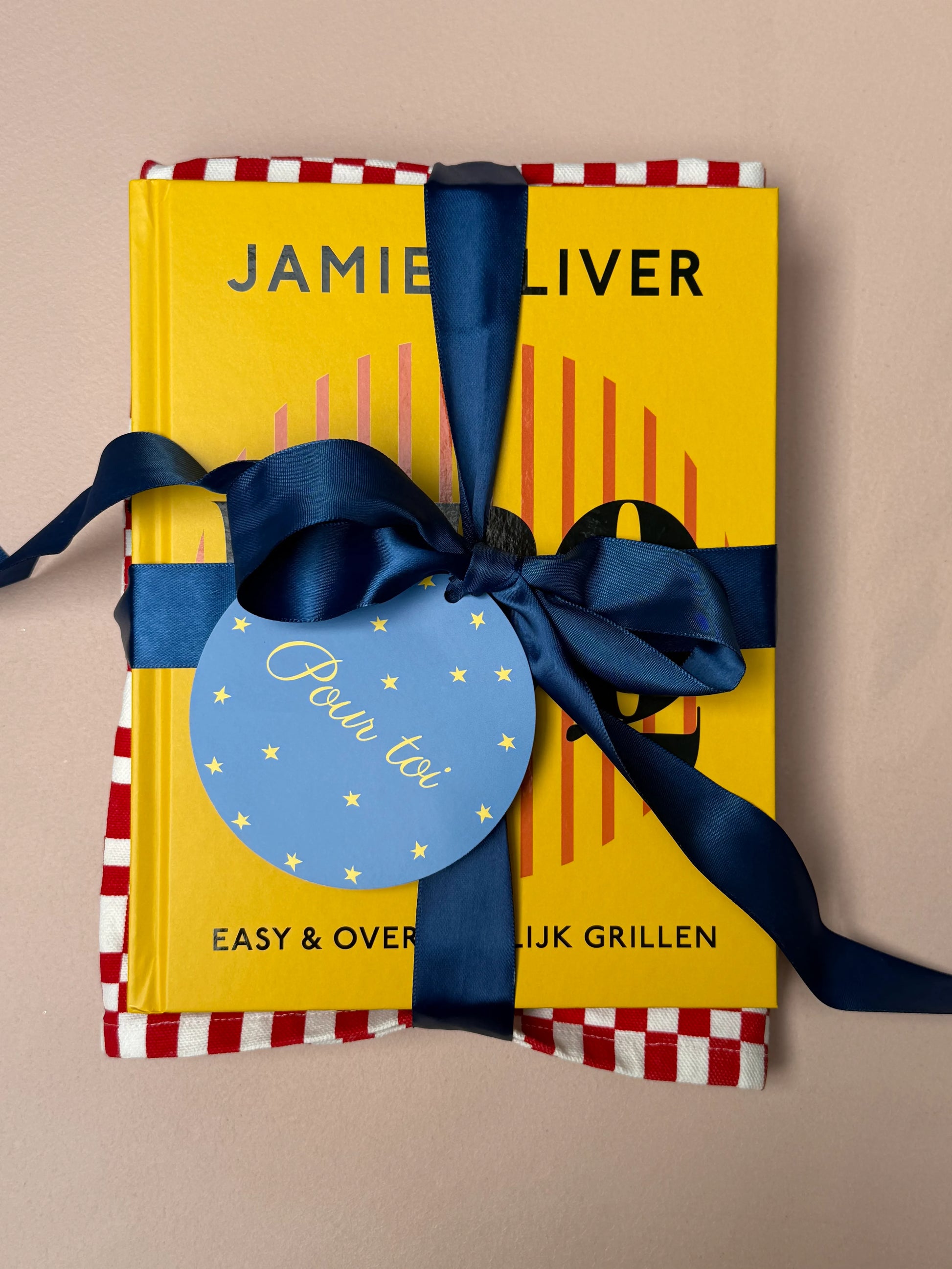 Vaderdagpakket: Jamie Oliver BBQ & bistroschort rouge