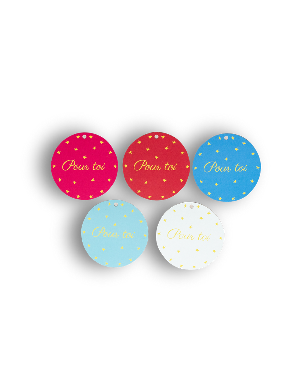 Naamlabels van Chouette by Jet, uit de Faire la fête collectie. Extra leuk voor op de feesttafel! 