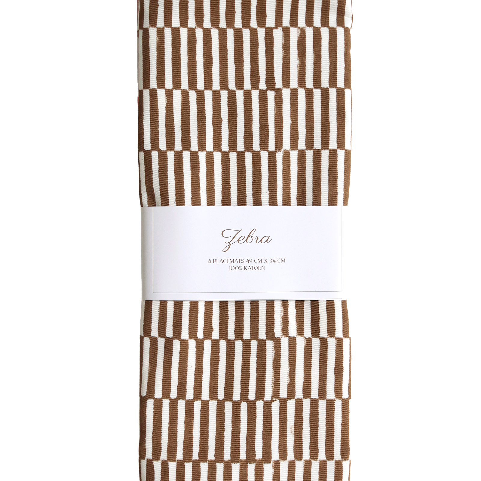 Placemats Zebra Camarel - set van 4