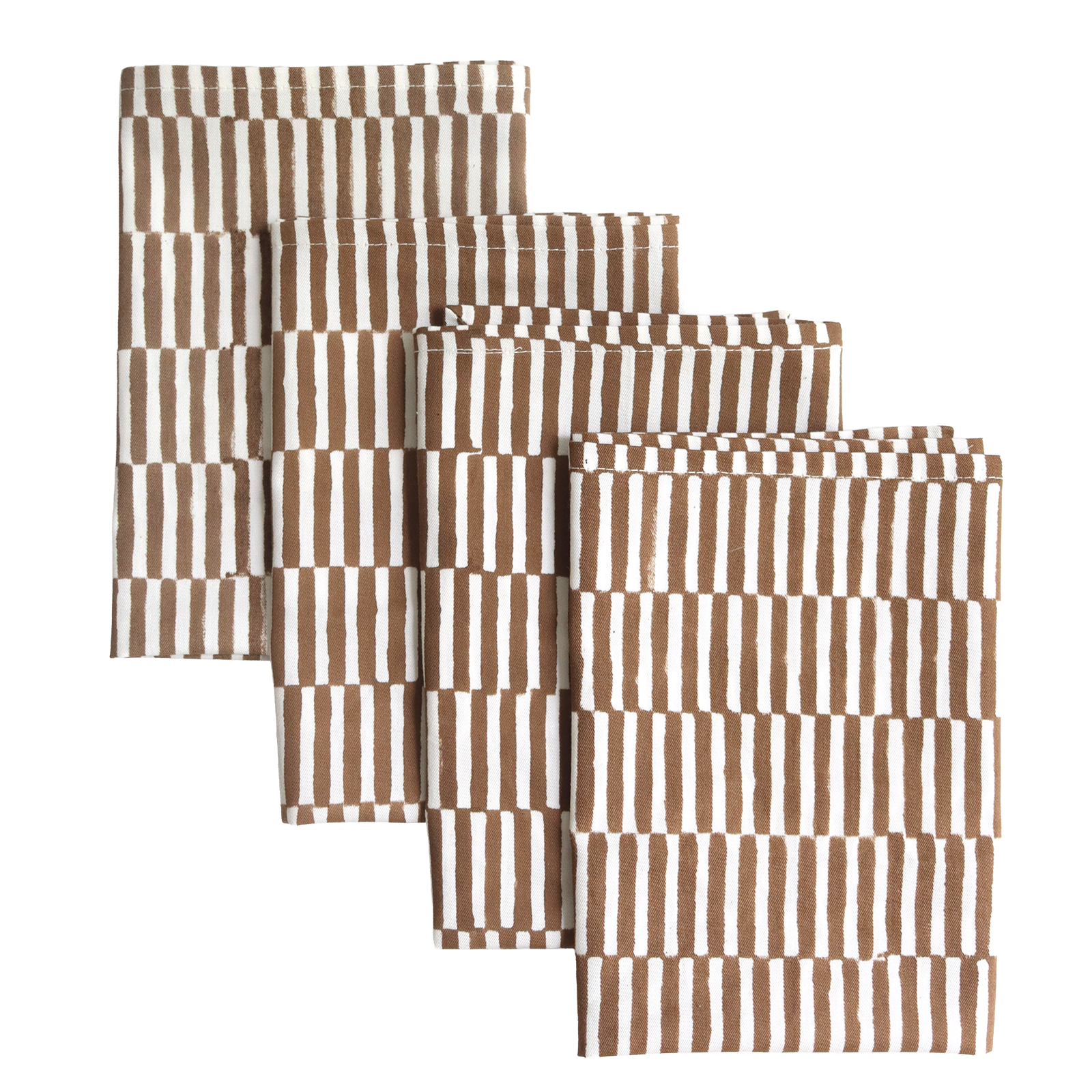 Servetten Zebra Caramel - Set van 4