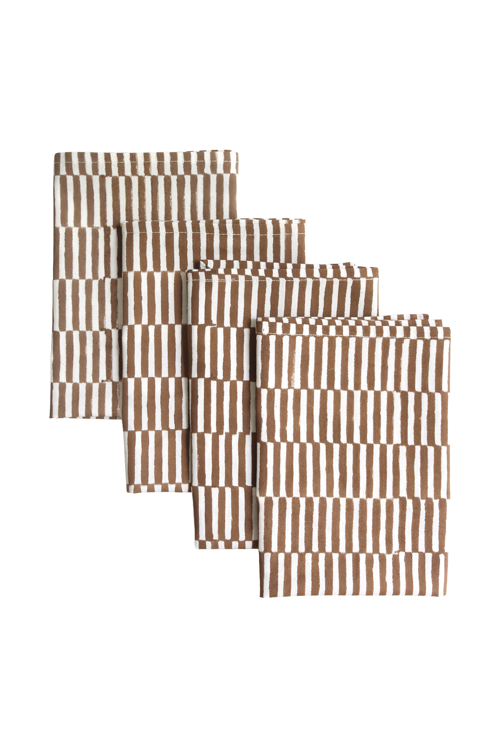 Servetten Zebra Caramel - Set van 4