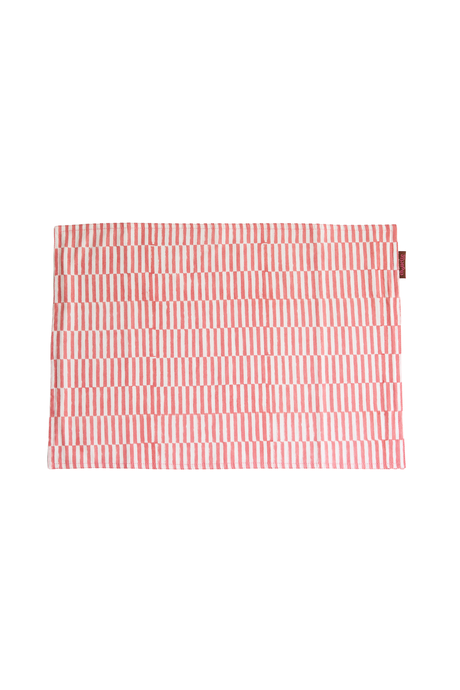 Placemats Zebra Pêche - set van 4