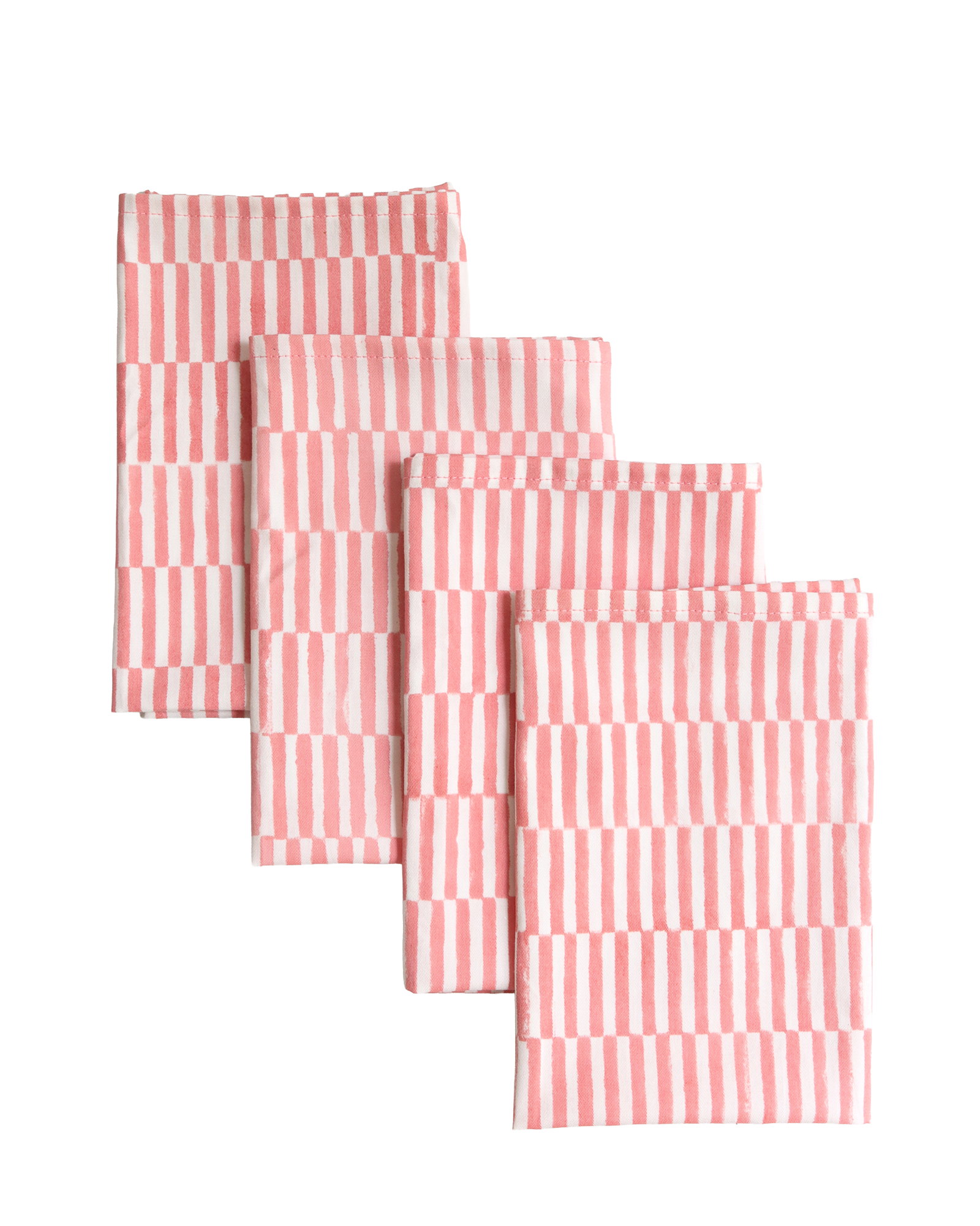 Servetten Zebra Pêche - Set van 4