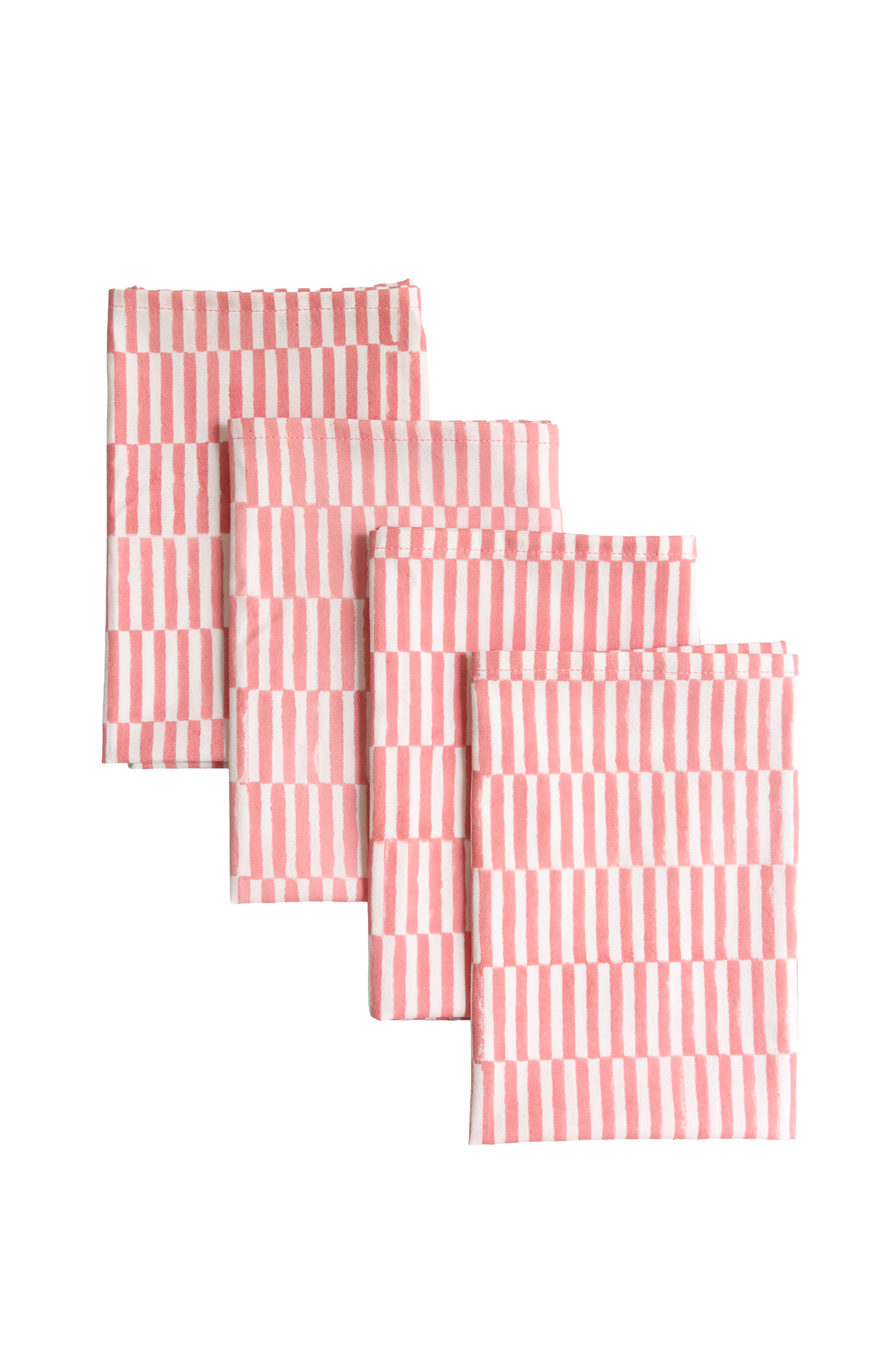 Servetten Zebra Pêche - Set van 4