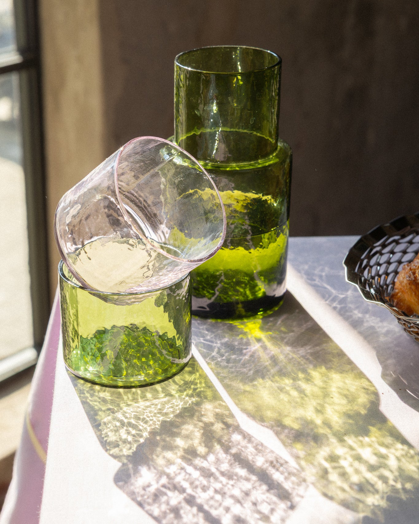 karaf mosgroen HKliving Chouette by jet #oran_Roze